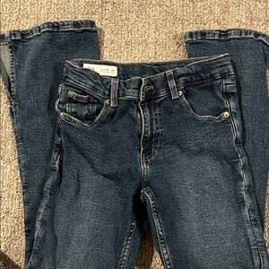 Girls Zara Dark Blue Flare Jeans